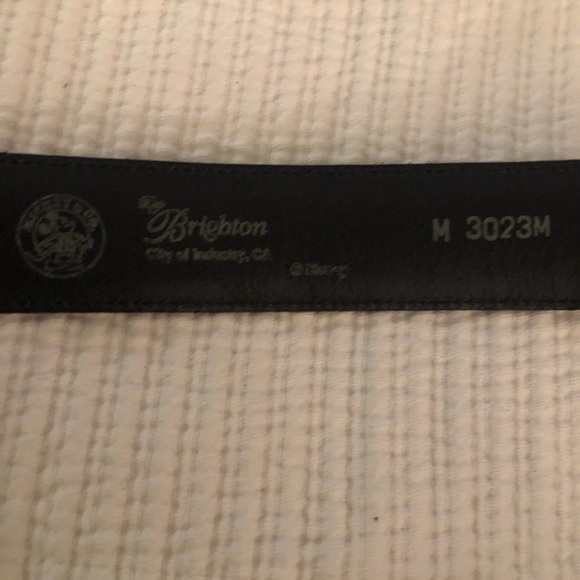 Brighton Disney  Mickey Mouse Black Leather Belt - Picture 7 of 8